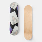 Foto Paarse Roze Zwart Skateboard (Voorkant)