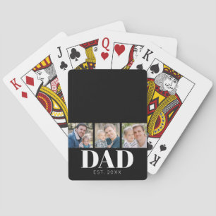 Foto 'Papa heeft Vaderdag opgericht 3' Pokerkaarten