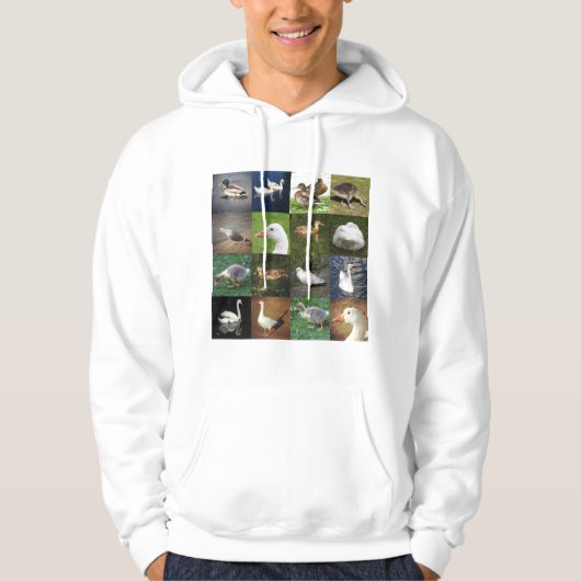 Foto Patchwork Square - Birds Hoodie (Voorkant)