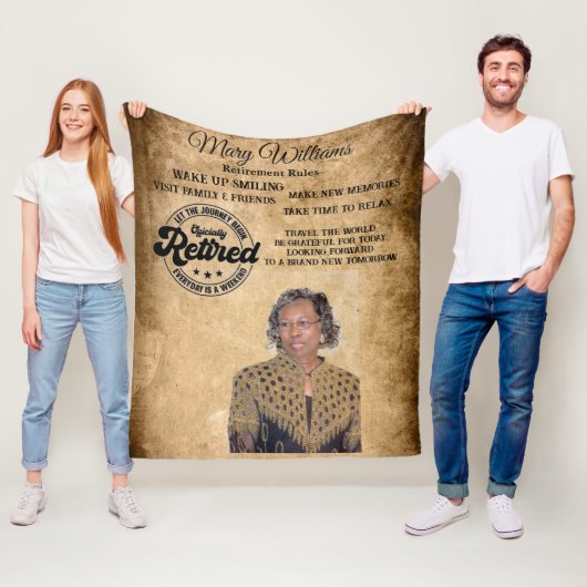 Foto Pensioen Fleece Deken (In situ)