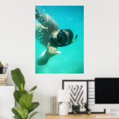 foto perfect snorkelen poster (Thuiskantoor)