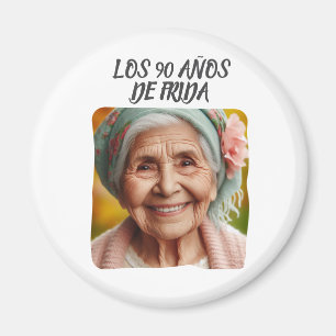 Foto Personalizada los 90 Años de Magneet
