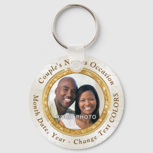Foto Personalized Cheap Wedding Party Favors Sleutelhanger