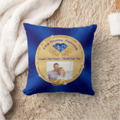 Foto Personalized Sapphire Jubileum Parents Kussen (Deken)