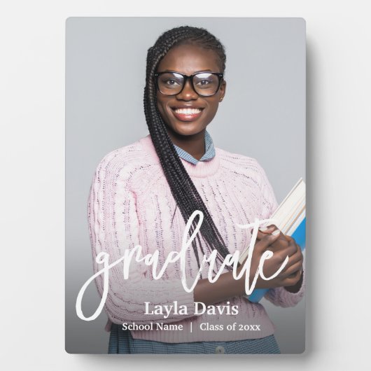 Foto persoonlijk Afstuderen Fotoplaat (voorkant)