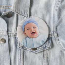 Foto Persoonlijk voeg uw eigen Afbeelding toe Ronde Button 4,0 Cm