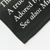 Foto Pet Definition Modern Cute Fun Fleece Deken (Hoek)