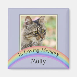  foto Pet Memorial (blauw) Magneet