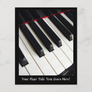Foto piano-toetsen flyer