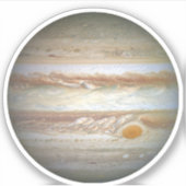 Foto Planet Jupiter Sticker (Voorkant)