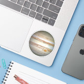 Foto Planet Jupiter Sticker (Laptop met iPhone)