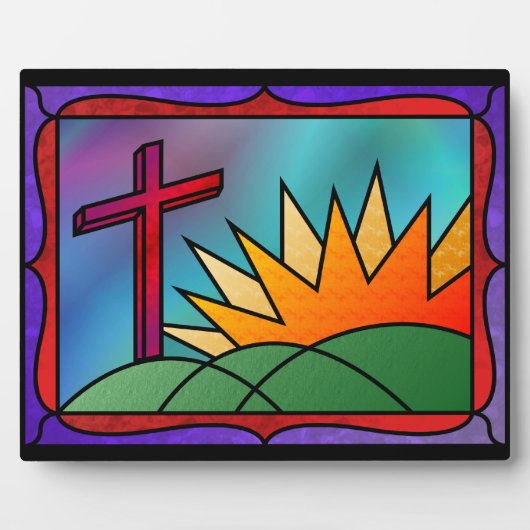 Foto Plaque bij Pasen Fotoplaat (Voorkant)