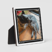 Foto Plaque Black Border HAMbWG Fotoplaat (Voorkant)