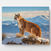 Foto Plaque-Mountain Lion Fotoplaat (Voorkant)