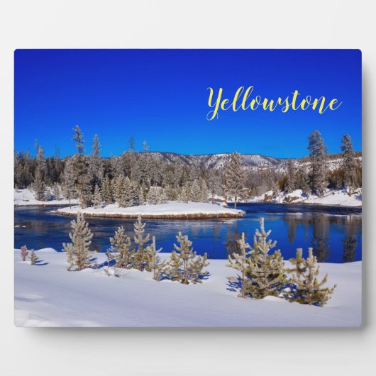 Foto Plaque-Yellowstone Fotoplaat (Voorkant)