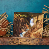 Foto Plaque-Yellowstone-Herfsten Fotoplaat (Zijkant)