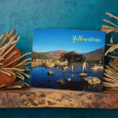 Foto Plaque-Yellowstone Moose Fotoplaat (Zijkant)