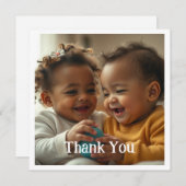 Foto plat bedankkaartje (Voorkant / Achterkant)