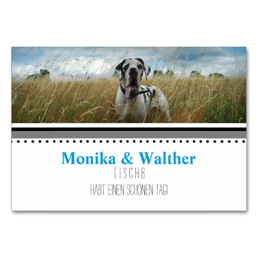 Foto Platzkarten Kaart (Voorkant)