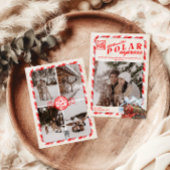 Foto Polar Express Kerstmis Feestdagenkaart