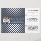 Foto Polka Dot Birthday Snoep Bar Wrapper (Voorkant)