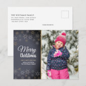 Foto Prettig kerstfeest Feestdagenkaart (Voorkant / Achterkant)