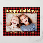 Foto Prettige feestdagen Pset Pattern (Voorkant)