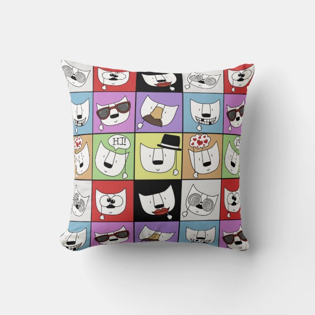 Foto Props Katten Kussen (Voorkant)
