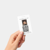 Foto QR-code Bedrijf Groot Badge (Handheld)