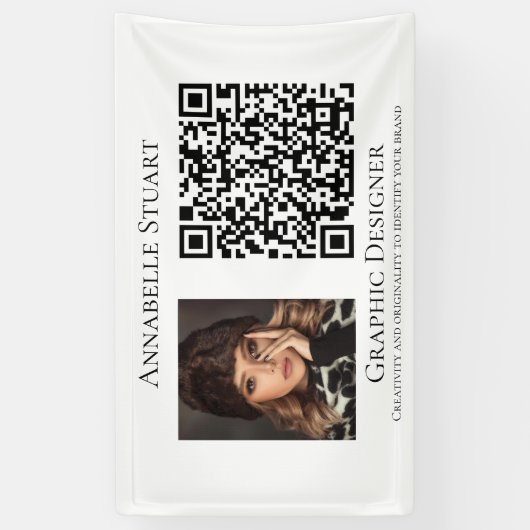 Foto QR-code Bedrijf Groot Spandoek (Verticaal)