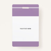 Foto QR CODE Corporate logo name ID Badge (Achterkant)