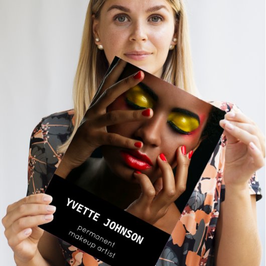 Foto Qr Code Logo Professional Makeup Artist SPA Visitekaartje