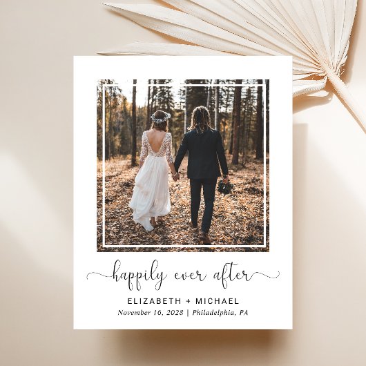 Foto QR Code Weddenschappen Reception Invitation