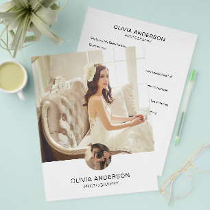 Foto QR Social Media Services Fotograaf Flyer