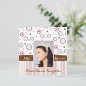 Foto Quinceañera Uitnodiging (Staand voorkant)