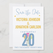 Foto Ranunculus Typography Modern Wedding Kaart (Voorkant)