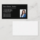 Foto Realtor Professionele Visitekaartjes (Voorkant / Achterkant)