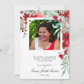 Foto Red Shades Botanical Floral Garland (Voorkant)