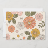 Foto Retro Groovy 70's Theme Afstuderen Kaart (Achterkant)