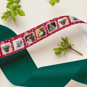 Foto rood Snowflake Lint