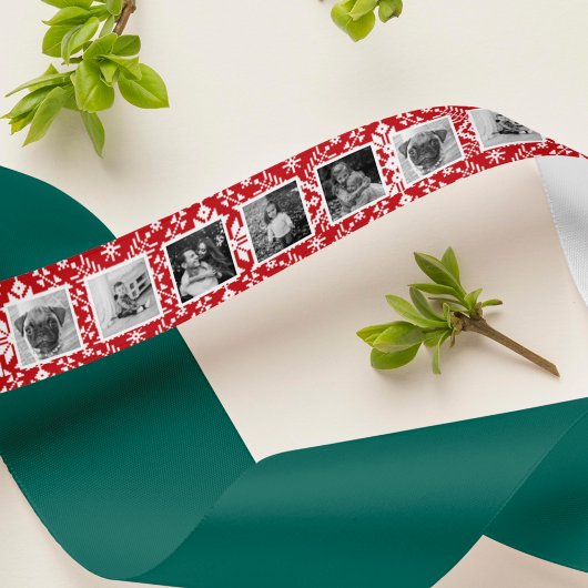 Foto rood & wit noords Sweater Pattern Lint