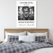 Foto rouwviering Gedenkfeest Herdenking  Canvas Afdruk (Insitu (Slaapkamer))