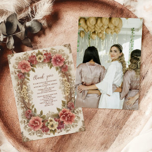 Foto Royal Victorian Bloemisten Bruidssalon Bedankkaart