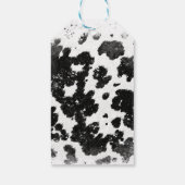 Foto Roze 30e verjaardag van Roze Roze Koe Cadeaulabel (Achterkant)