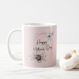 Foto Roze Bloem Moederdag Cadeau voor Moeder Koffiemok