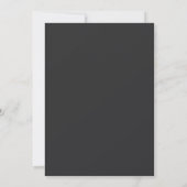 Foto roze gouden glitterscript wijzigingsdatum kaart (Achterkant)