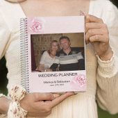 Foto Roze Rozen Trouwplanner Planner