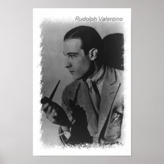  foto Rudolph Valentino Poster (Voorkant)