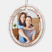 Foto: Rustic White Wood New Home Ornament (Links)