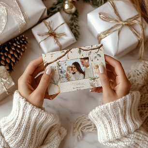 Foto: Rustieke Botanische Kerst Feestdagenkaart